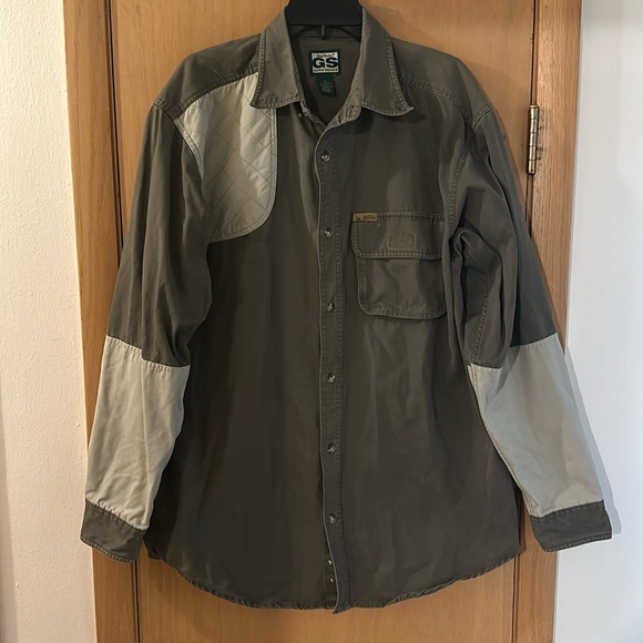 Gander Mountain Guide Series Hunting Button Down Shirt Taupe LT Large Tall - Picture 1 of 11